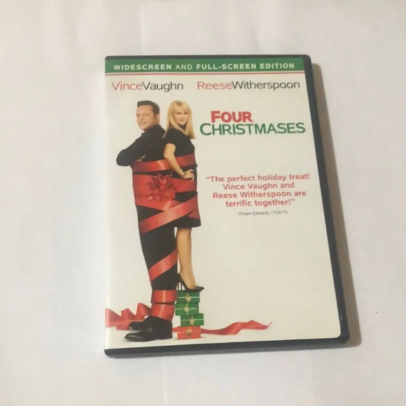 Four Christmases DVD Vince Vaughn Reese Witherspoon Widescreen‎ Full Screen - Picture 1 of 5